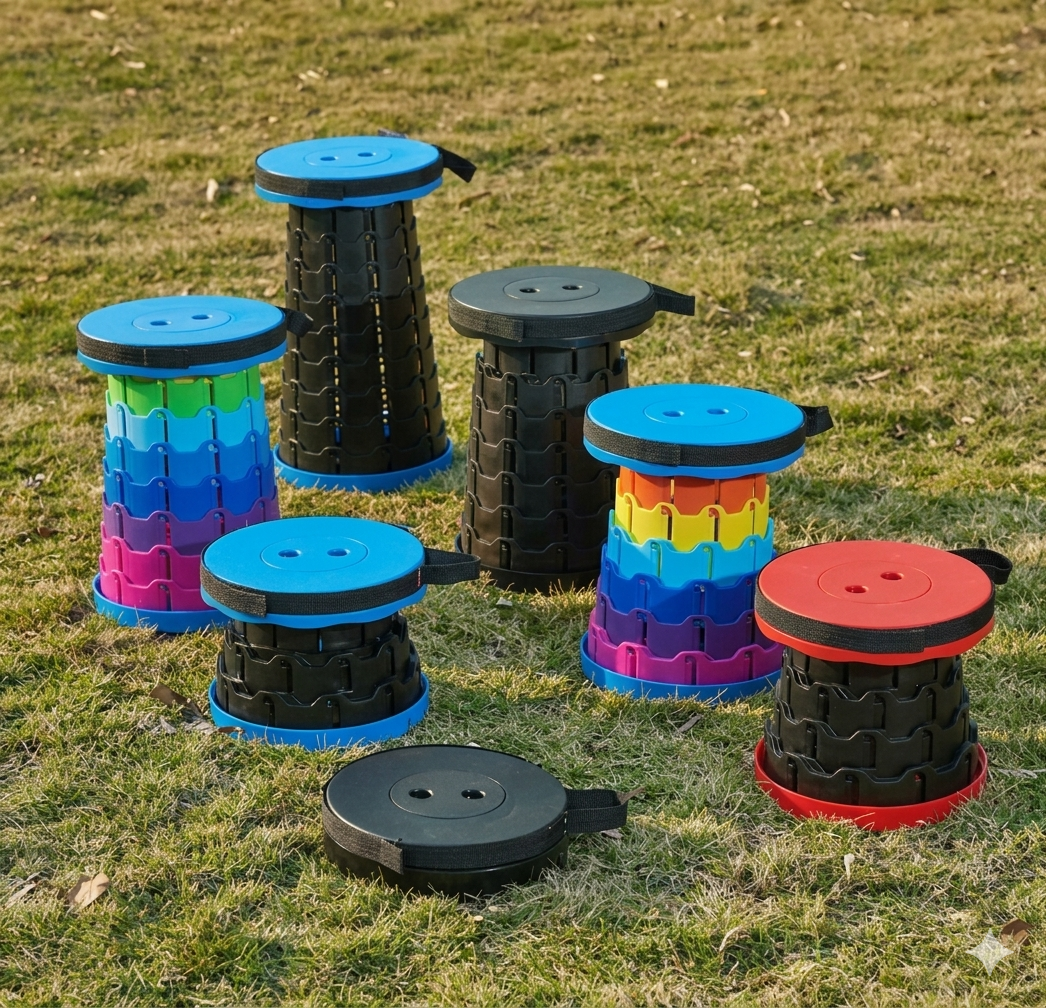 Portable Rainbow Folding Chair